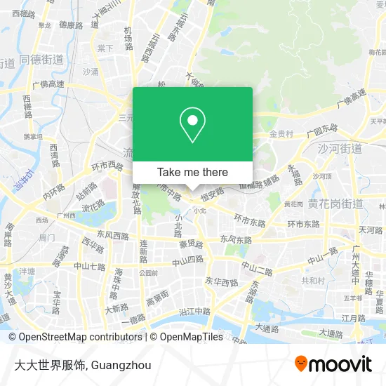 大大世界服饰 map