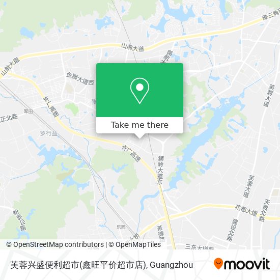 芙蓉兴盛便利超市(鑫旺平价超市店) map