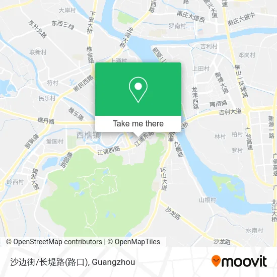 沙边街/长堤路(路口) map
