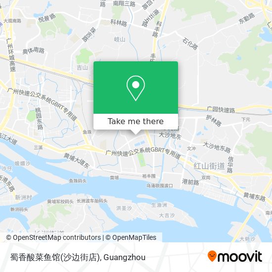 蜀香酸菜鱼馆(沙边街店) map