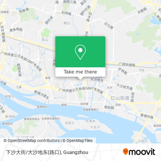 下沙大街/大沙地东(路口) map