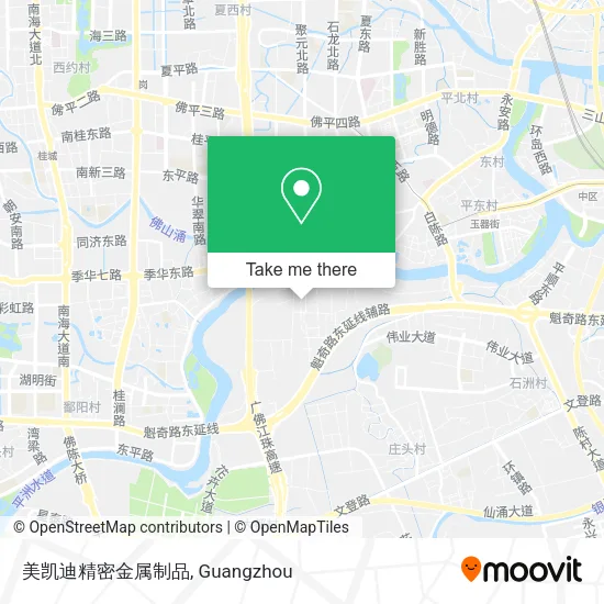 美凯迪精密金属制品 map