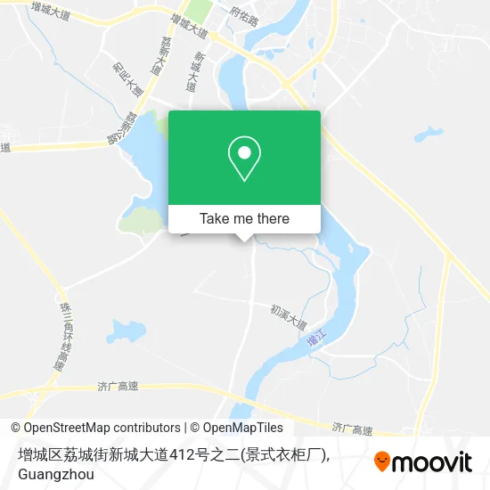增城区荔城街新城大道412号之二(景式衣柜厂) map