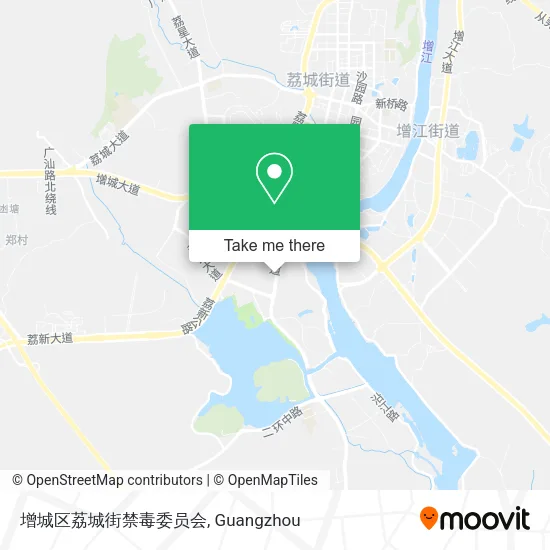 增城区荔城街禁毒委员会 map