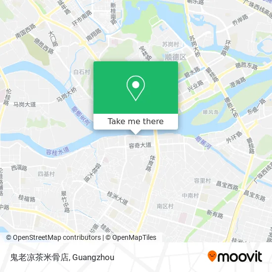 鬼老凉茶米骨店 map