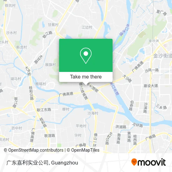 广东嘉利实业公司 map