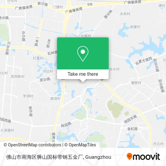 佛山市南海区狮山国标带钢五金厂 map