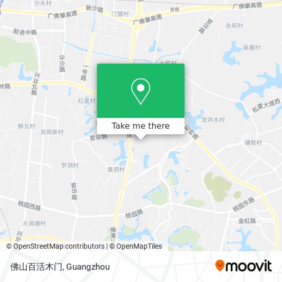 佛山百活木门 map