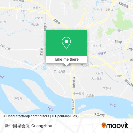 新中国城会所 map