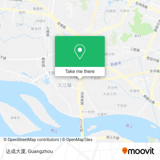 达成大厦 map