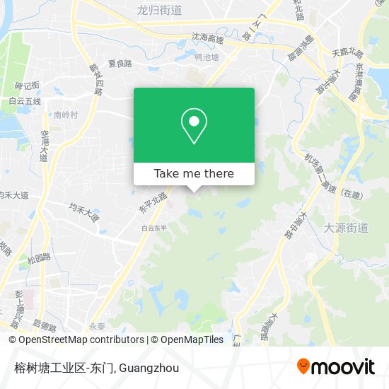榕树塘工业区-东门 map