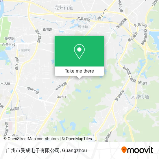 广州市曼成电子有限公司 map