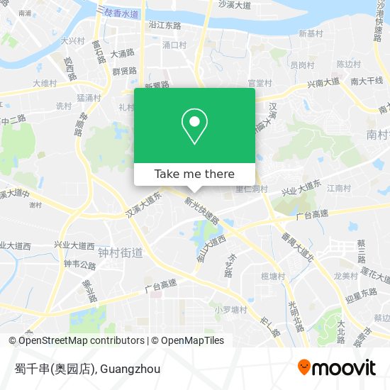 蜀千串(奥园店) map