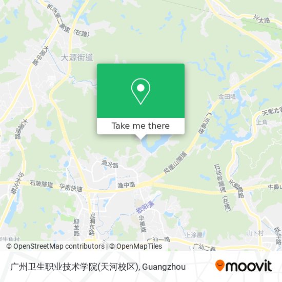 广州卫生职业技术学院(天河校区) map