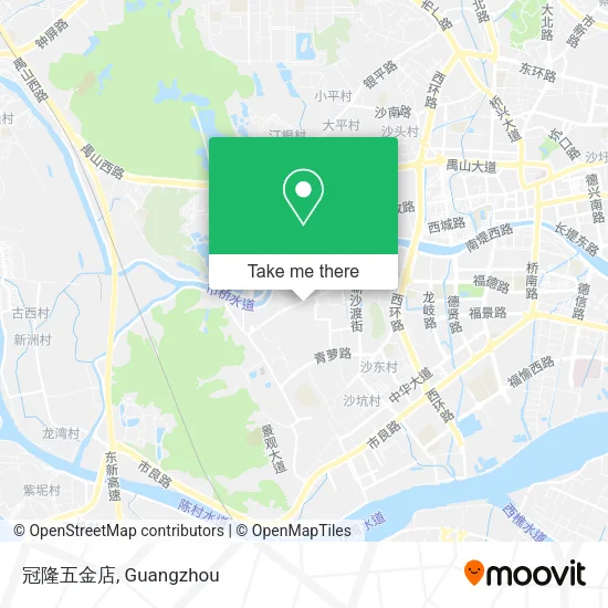 冠隆五金店 map