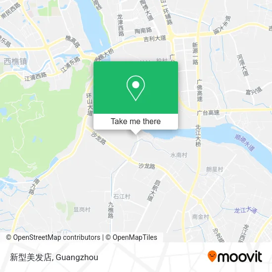 新型美发店 map