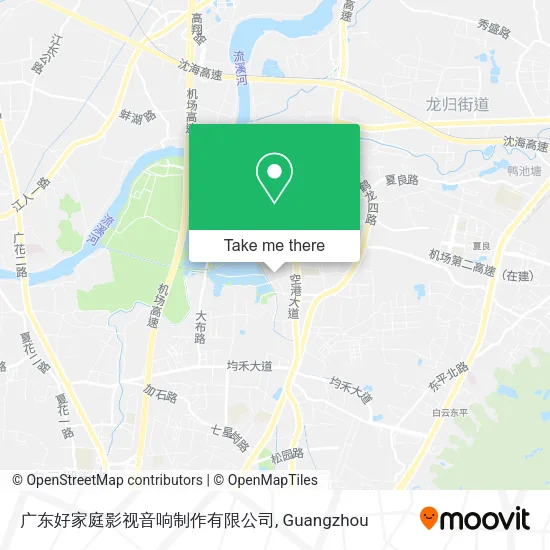 广东好家庭影视音响制作有限公司 map