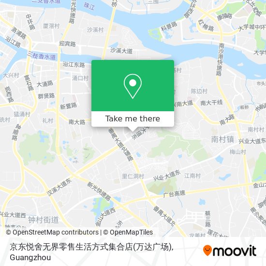 京东悦舍无界零售生活方式集合店(万达广场) map