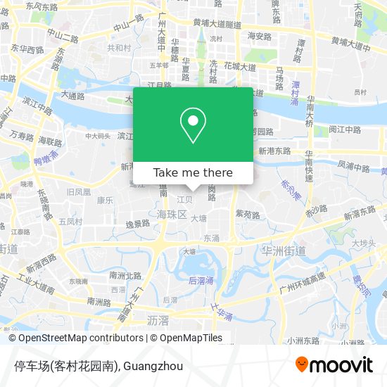 停车场(客村花园南) map