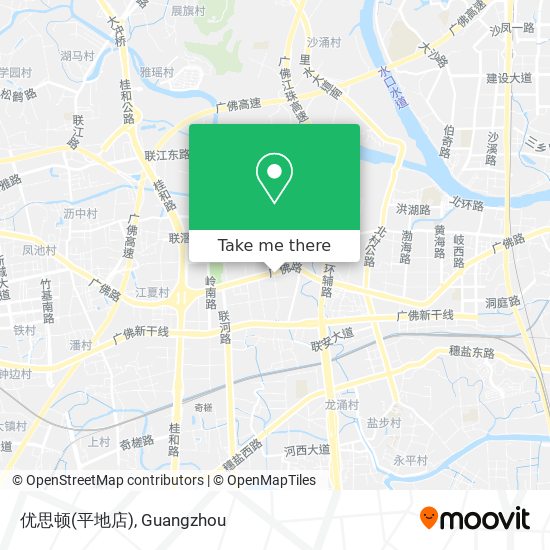 优思顿(平地店) map