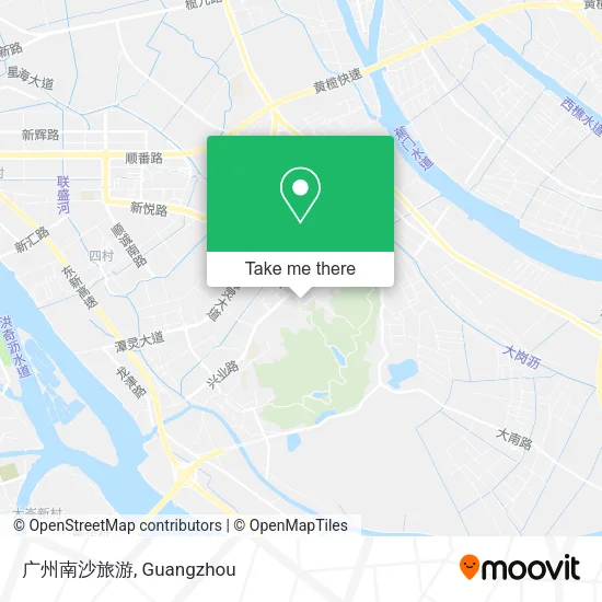 广州南沙旅游 map