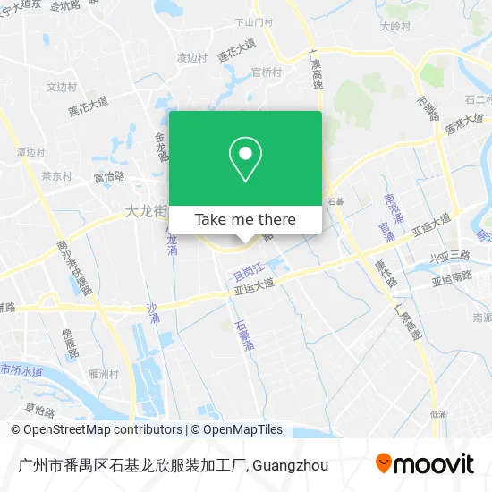 广州市番禺区石基龙欣服装加工厂 map