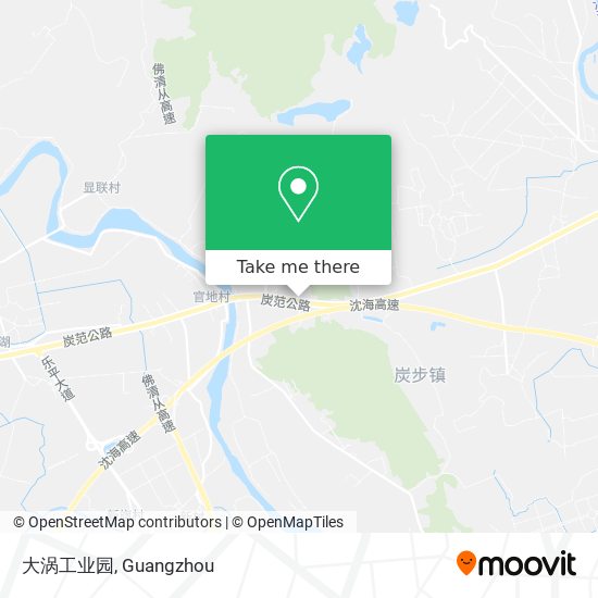 大涡工业园 map
