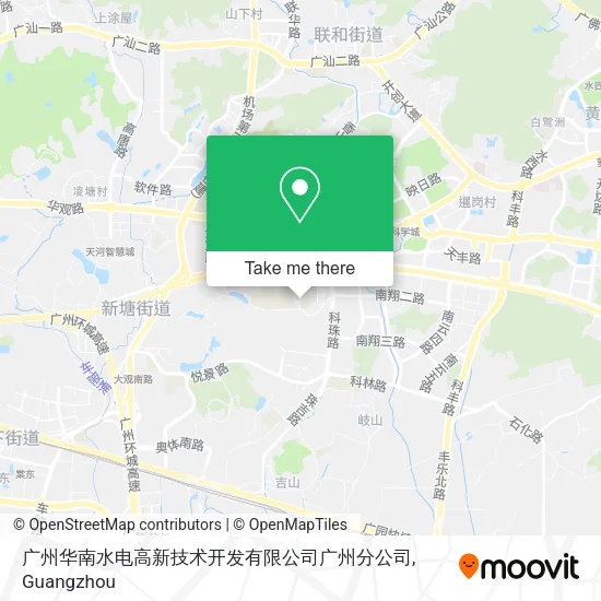 广州华南水电高新技术开发有限公司广州分公司 map