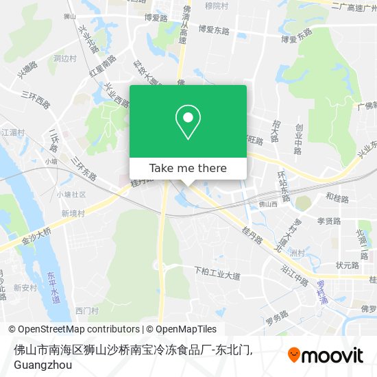 佛山市南海区狮山沙桥南宝冷冻食品厂-东北门 map