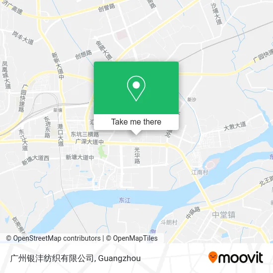 广州银沣纺织有限公司 map