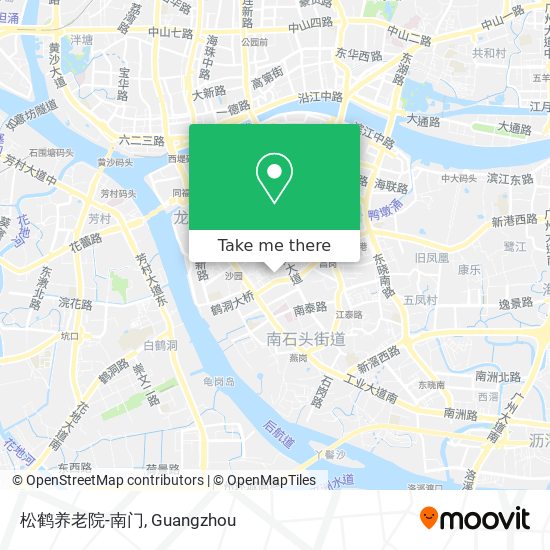 松鹤养老院-南门 map