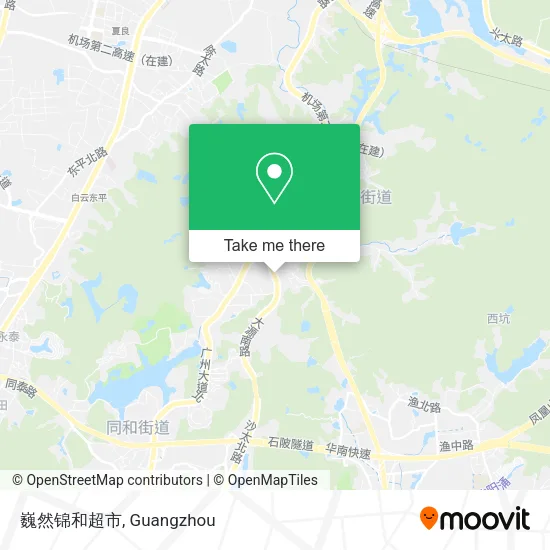 巍然锦和超市 map