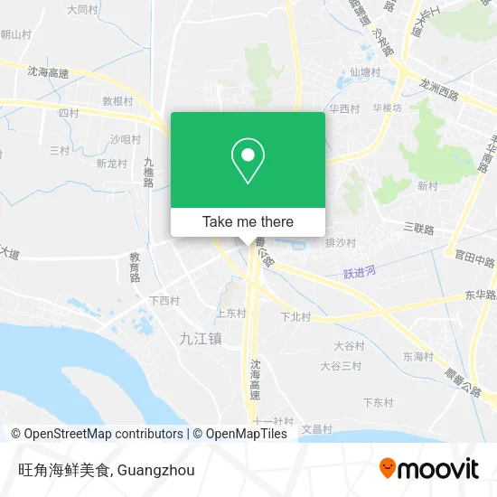 旺角海鲜美食 map
