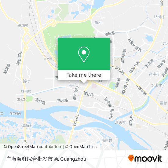广海海鲜综合批发市场 map