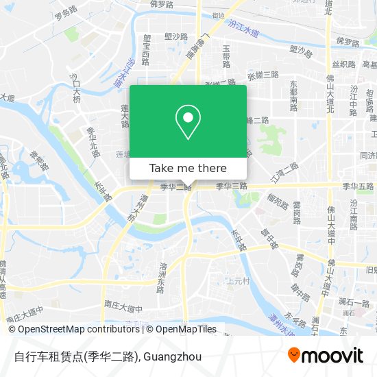自行车租赁点(季华二路) map