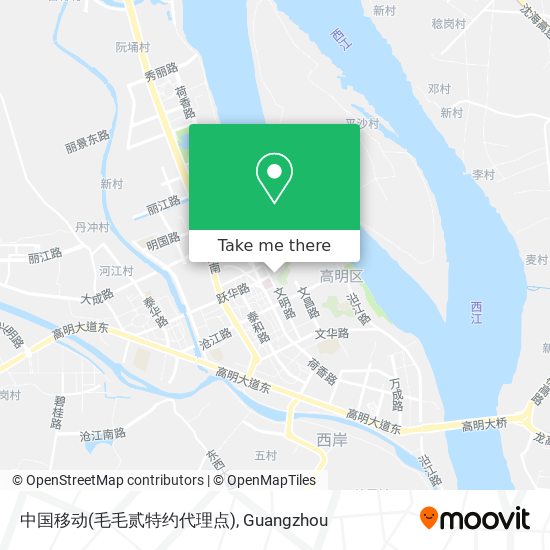 中国移动(毛毛贰特约代理点) map