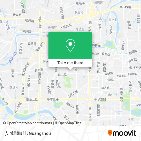 艾梵那咖啡 map