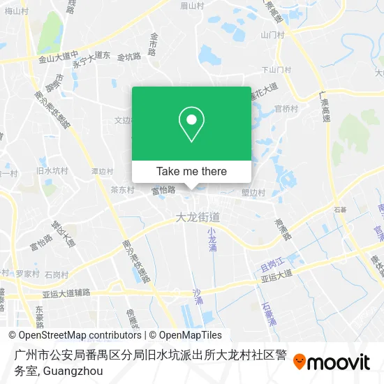 广州市公安局番禺区分局旧水坑派出所大龙村社区警务室 map