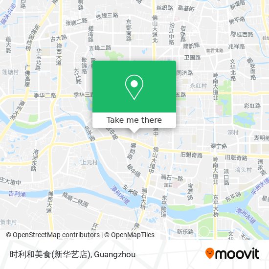 时利和美食(新华艺店) map