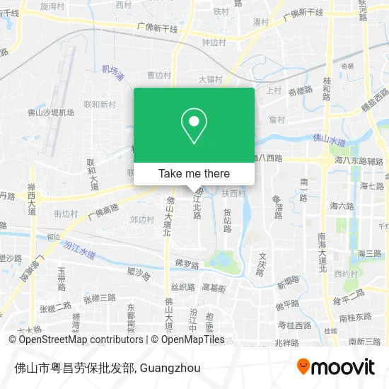 佛山市粤昌劳保批发部 map