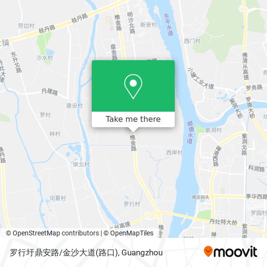 罗行圩鼎安路/金沙大道(路口) map