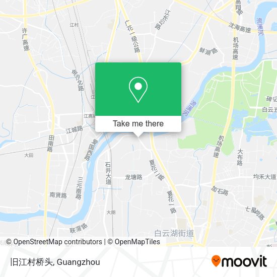 旧江村桥头 map