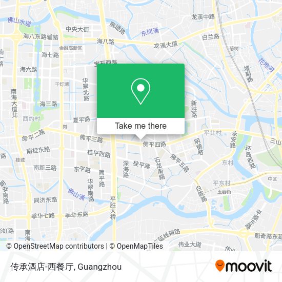 传承酒店-西餐厅 map