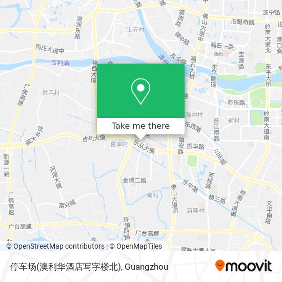 停车场(澳利华酒店写字楼北) map