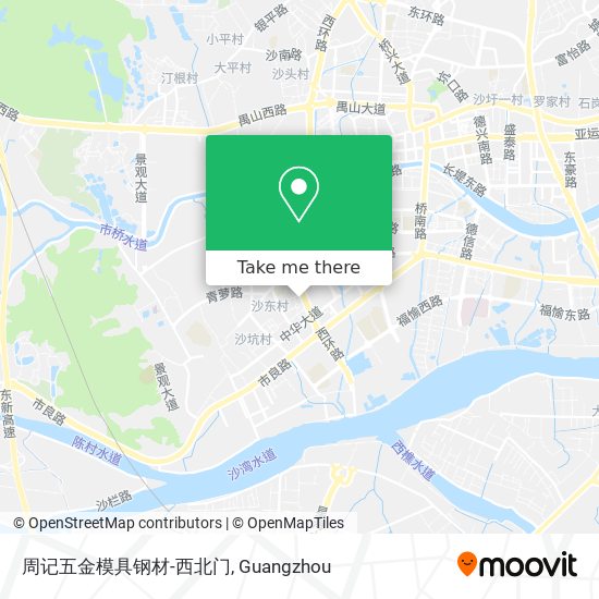 周记五金模具钢材-西北门 map