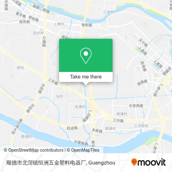 顺德市北滘镇恒洲五金塑料电器厂 map