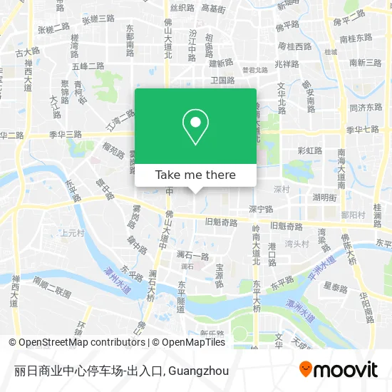 丽日商业中心停车场-出入口 map