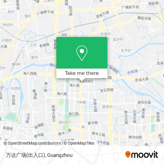 万达广场(出入口) map