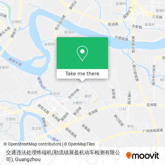 交通违法处理终端机(勒流镇展盈机动车检测有限公司) map