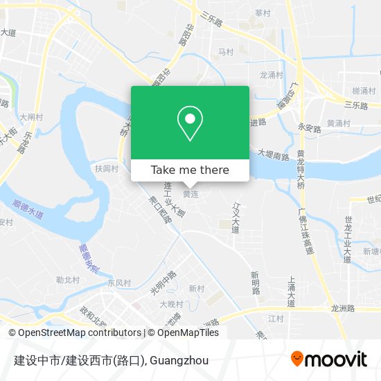建设中市/建设西市(路口) map